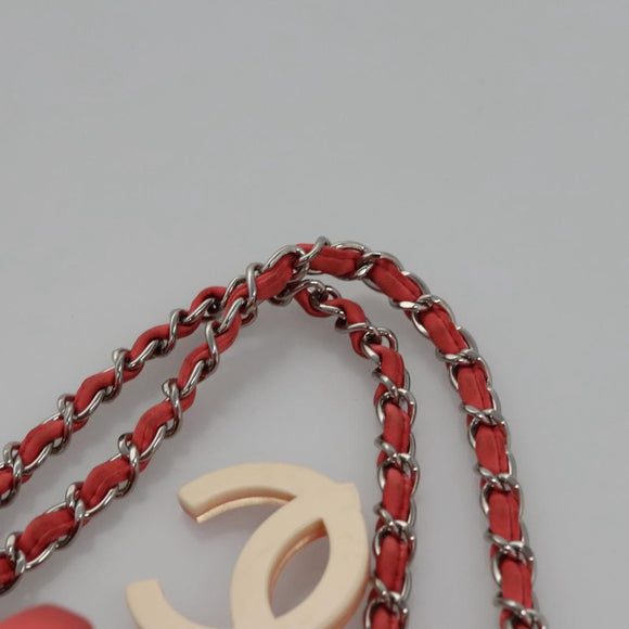 CHANEL Melrose Cabas Hand Bag Nylon Pink CC Auth 113819