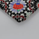 CHANEL Clutch Bag Cotton White CC Auth 113828AV-16