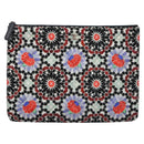 CHANEL Clutch Bag Cotton White CC Auth 113828AV-13