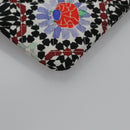 CHANEL Clutch Bag Cotton White CC Auth 113828AV-7