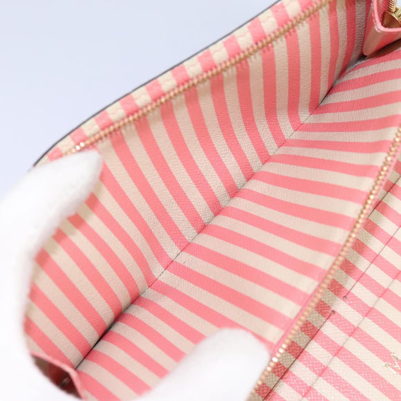 LOUIS VUITTON Damier Trunk Zippy Wallet Long Wallet N63026 LV Auth 113831