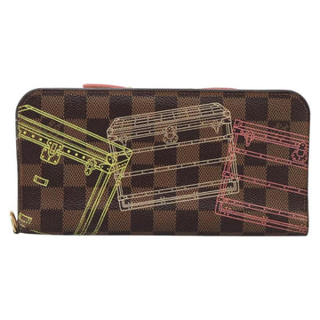 LOUIS VUITTON Damier Trunk Zippy Wallet Long Wallet N63026 LV Auth 113831 - 0