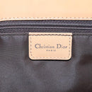Christian Dior Trotter Canvas Tote Bag Brown Beige Silver Auth 113862-14