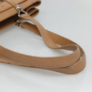 Christian Dior Trotter Canvas Tote Bag Brown Beige Silver Auth 113862-7