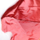 CHANEL Choco Bar Chain Shoulder Bag Suede Red CC Auth 113865-22