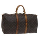 LOUIS VUITTON Monogram Keepall Bandouliere 50 Boston Bag M41416 LV Auth 113879-1