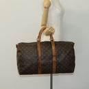 LOUIS VUITTON Monogram Keepall Bandouliere 50 Boston Bag M41416 LV Auth 113879-22