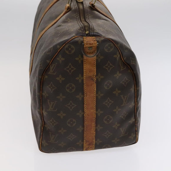 LOUIS VUITTON Monogram Keepall Bandouliere 50 Boston Bag M41416 LV Auth 113879