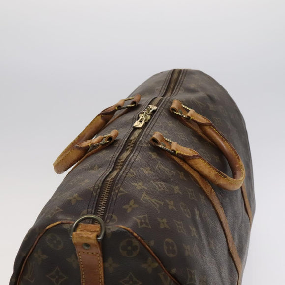 LOUIS VUITTON Monogram Keepall Bandouliere 50 Boston Bag M41416 LV Auth 113879