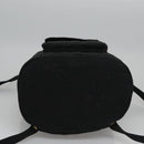 Christian Dior Lady Dior Backpack Nylon Black Gold Auth 113919-5