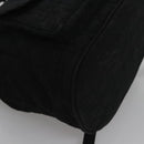 Christian Dior Lady Dior Backpack Nylon Black Gold Auth 113919-10