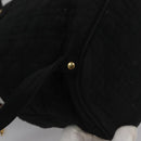 Christian Dior Lady Dior Backpack Nylon Black Gold Auth 113919-15