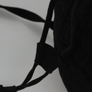 Christian Dior Lady Dior Backpack Nylon Black Gold Auth 113919-7