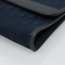 Christian Dior Trotter Canvas Chain Shoulder Bag Navy Auth 113931-9