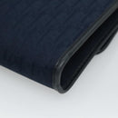 Christian Dior Trotter Canvas Chain Shoulder Bag Navy Auth 113931-15