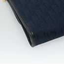 Christian Dior Trotter Canvas Chain Shoulder Bag Navy Auth 113931-16