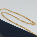 Christian Dior Trotter Canvas Chain Shoulder Bag Navy Auth 113931-8