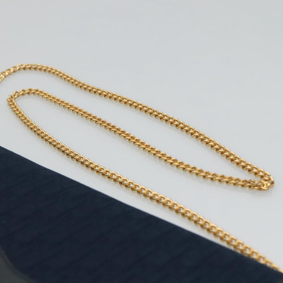 Christian Dior Trotter Canvas Chain Shoulder Bag Navy Auth 113931