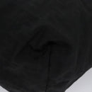 FENDI Zucchino Canvas Hand Bag Nylon Black Silver Auth 113935-14