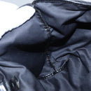 FENDI Zucchino Canvas Hand Bag Nylon Black Silver Auth 113935-17