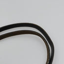 FENDI Zucchino Canvas Hand Bag Nylon Black Silver Auth 113935-8