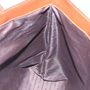 BURBERRY Nova Check Hand Bag PVC Leather Beige Auth 113948-17