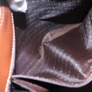 BURBERRY Nova Check Hand Bag PVC Leather Beige Auth 113948-12