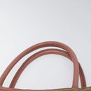 PRADA Hand Bag Nylon Pink Gold Auth 113965-8