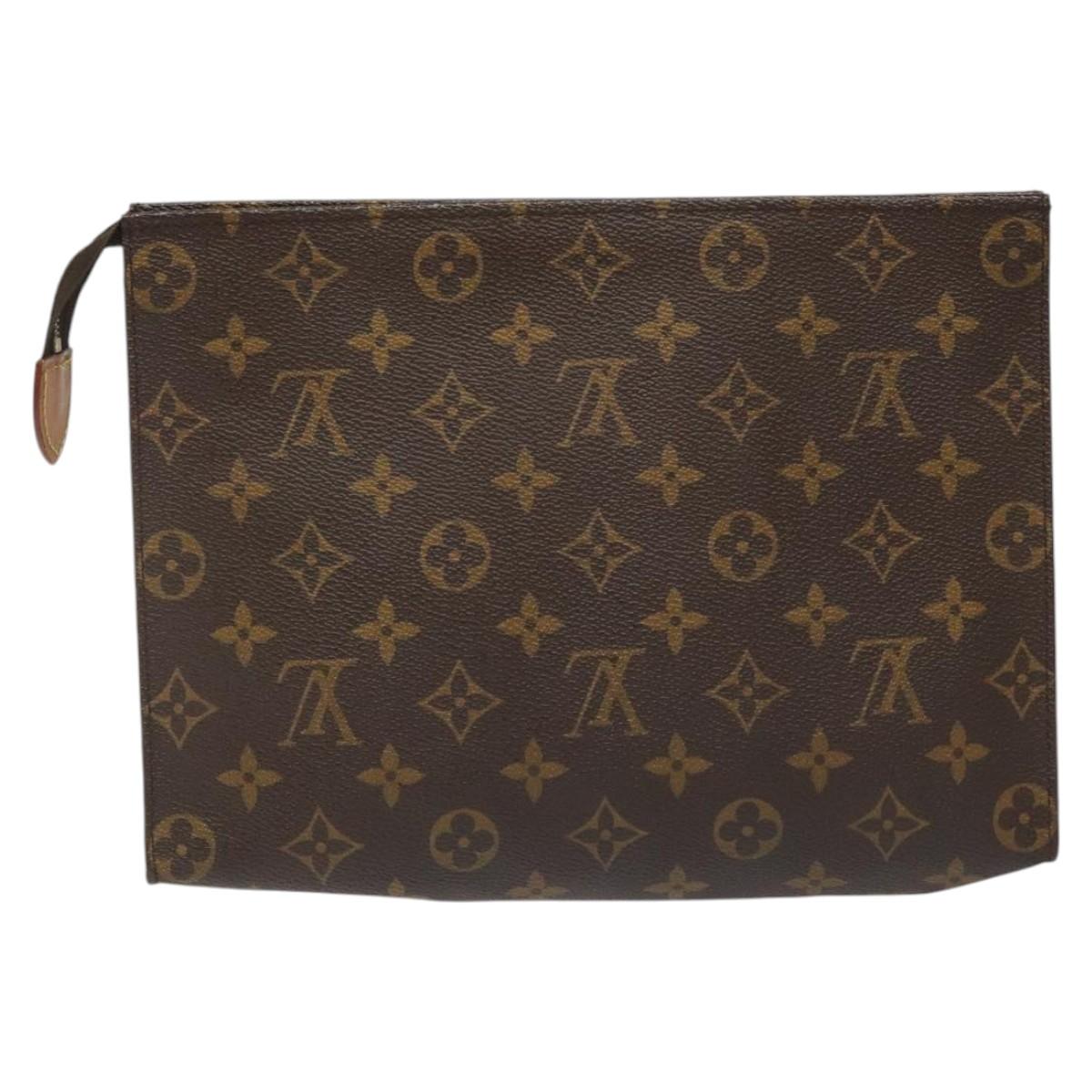 LOUIS VUITTON Monogram Poche Toilette 26 Pouch M47542 LV Auth 113973 - 0