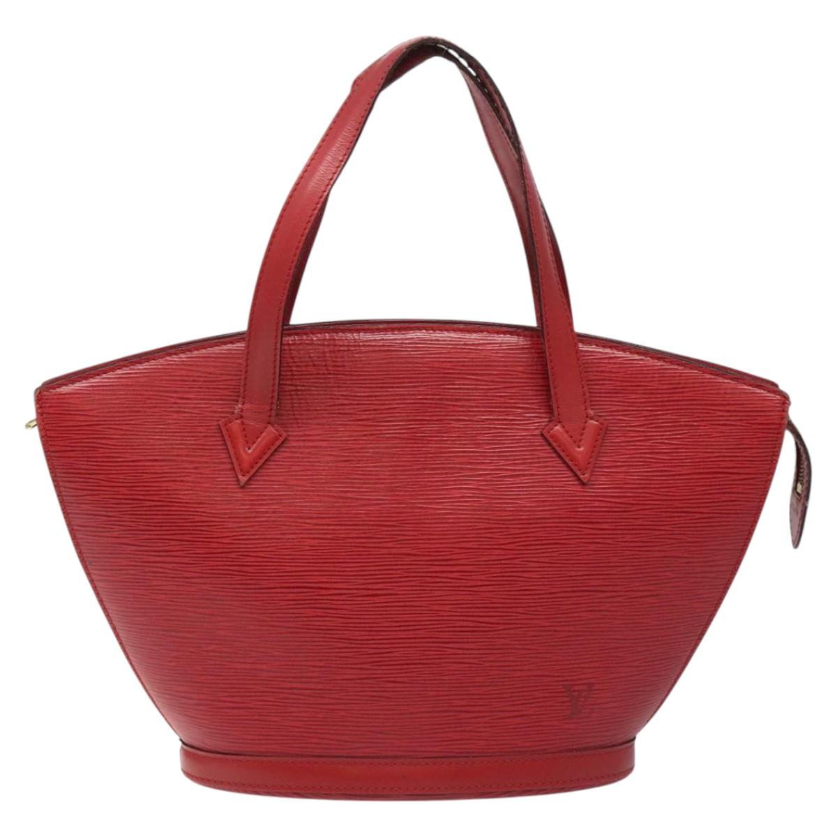 LOUIS VUITTON Epi Saint Jacques Shoulder Bag Red M52277 LV Auth 113980 - 0