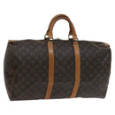LOUIS VUITTON Monogram Keepall 50 Boston Bag M41426 LV Auth 113985-1