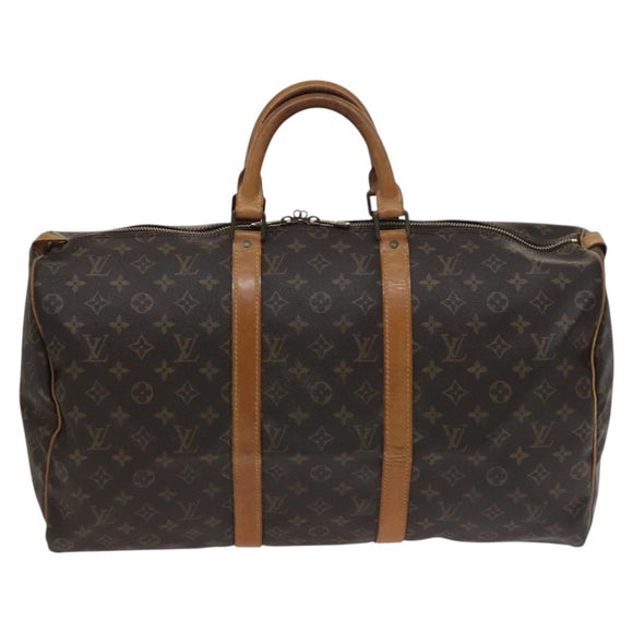 LOUIS VUITTON Monogram Keepall 50 Boston Bag M41426 LV Auth 113985