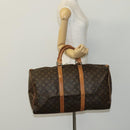 LOUIS VUITTON Monogram Keepall 50 Boston Bag M41426 LV Auth 113985-22
