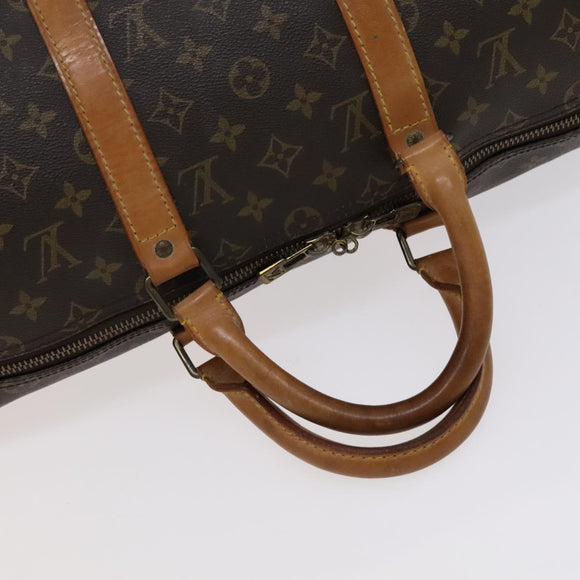 LOUIS VUITTON Monogram Keepall 50 Boston Bag M41426 LV Auth 113985