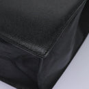 BVLGARI Hand Bag Leather Black Auth 113988-14