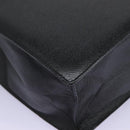 BVLGARI Hand Bag Leather Black Auth 113988-15