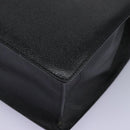 BVLGARI Hand Bag Leather Black Auth 113988-16