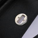 BVLGARI Hand Bag Leather Black Auth 113988-10