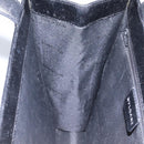BVLGARI Hand Bag Leather Black Auth 113988-22