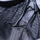 PRADA Hand Bag Leather 2way Black Silver Auth 114042-20