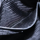 PRADA Hand Bag Leather 2way Black Silver Auth 114042-22