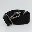 PRADA Hand Bag Leather 2way Black Silver Auth 114042-26