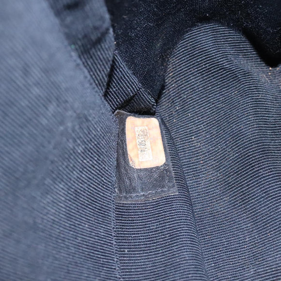 CHANEL Matelasse Shoulder Bag Patent leather Black Gold CC Auth 114045