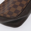 LOUIS VUITTON Damier Ebene Trousse makeup Pouch N51982 LV Auth 114084-15