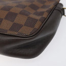 LOUIS VUITTON Damier Ebene Trousse makeup Pouch N51982 LV Auth 114084-16