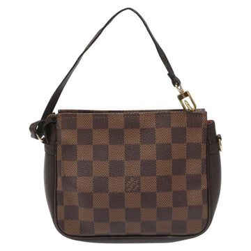 LOUIS VUITTON Damier Ebene Trousse makeup Pouch N51982 LV Auth 114084 - 0