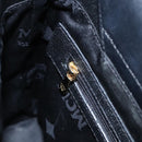 MCM Hand Bag Leather Black Gold Auth 114096-19