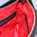 MCM Tote Bag Leather Black Gold Auth 114097-18