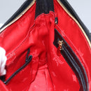 MCM Tote Bag Leather Black Gold Auth 114097-19