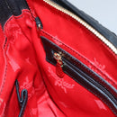 MCM Tote Bag Leather Black Gold Auth 114097-20